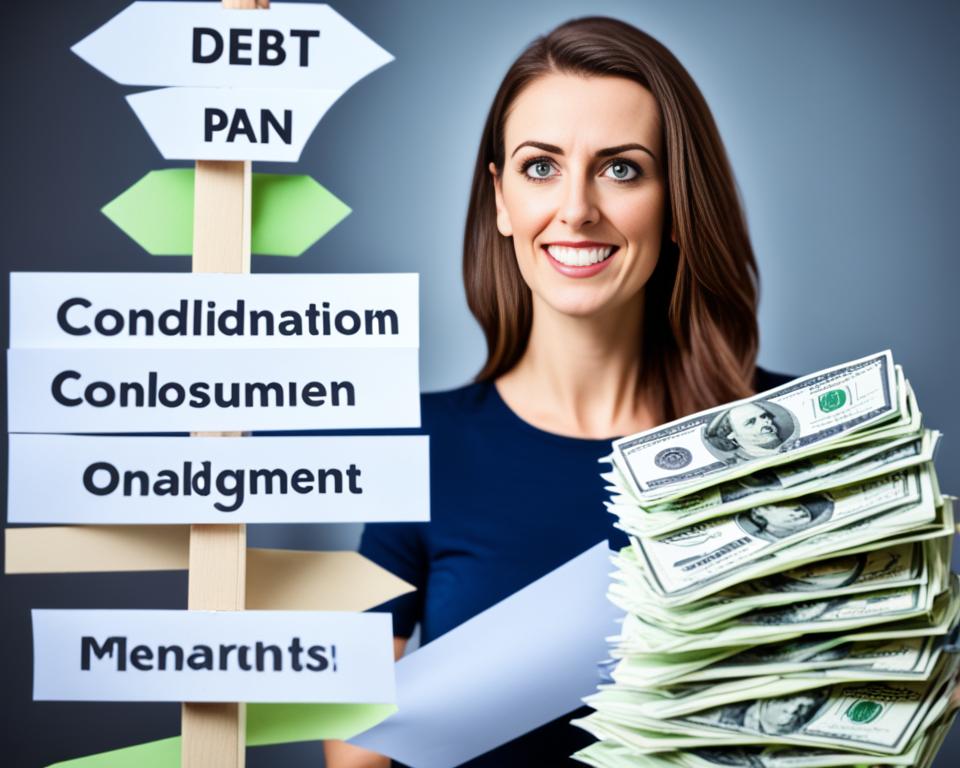 What are the different types of debt consolidation options available?