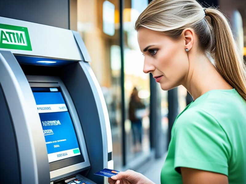 can credit cards be used at atms